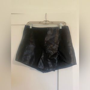 Leather Skort